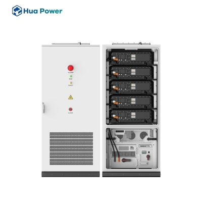 Hua Power B2B Ιδιόκτητο Εργοστάσιο Φόρτισης EV Με Αποθήκευση Ενέργειας Εκτός Δικτύου 110kW 233kWh Ερμάριο Αποθήκευσης Ενέργειας